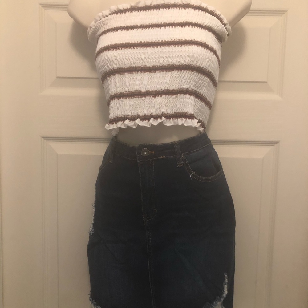 Denim skirt